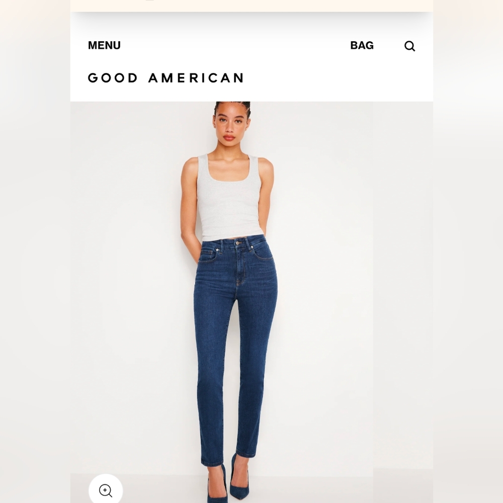 Good American "always fits" 6-12 jeans